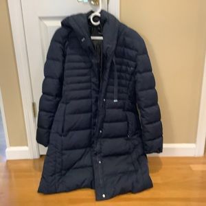 Size L, Tahari Full-Length Puffy Down Coat